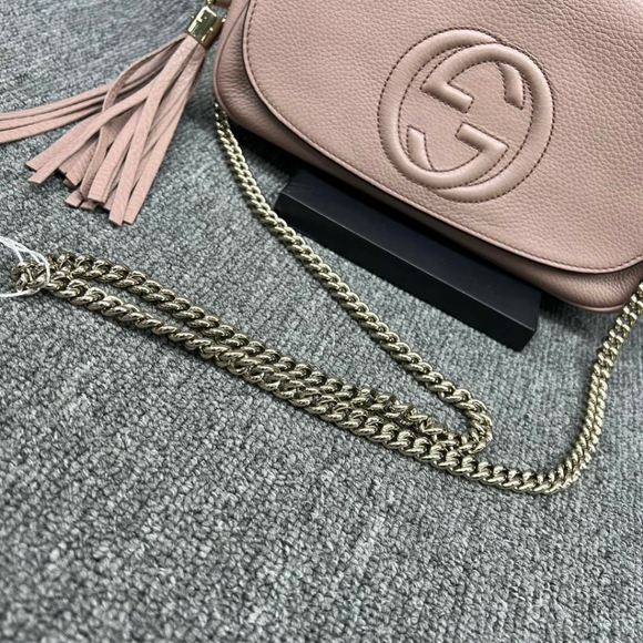 100% Authentic GUCCI Soho Leather Shoulder Bag 635-101724 - Picture 4 of 13